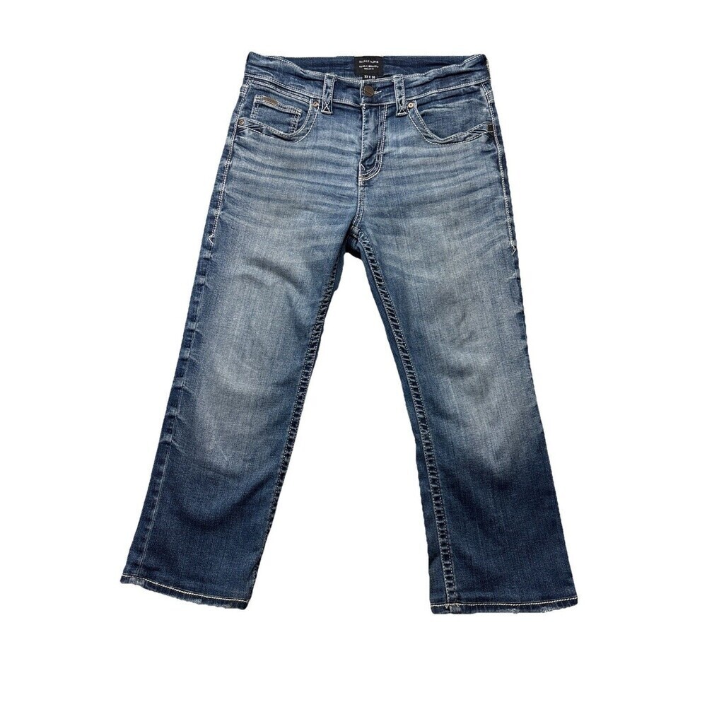 Buckle Black Fit No 9 Bootcut Regular Fit Denim Blue Jeans Mens 33 X 25 (hemmed)